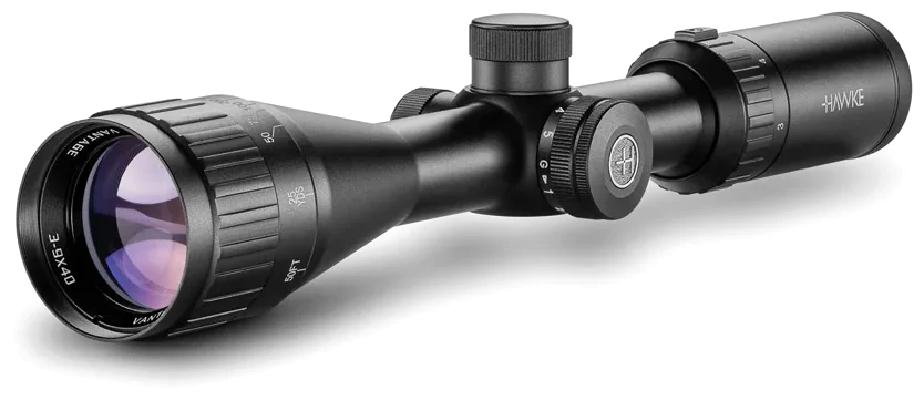 Hawke Vantage IR 3–9×40 AO – a gyártói modelloldal külső nézete